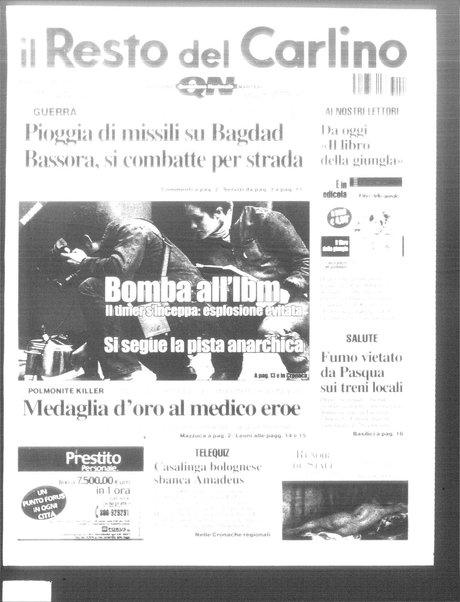 Il Resto del Carlino : giornale dell'Emilia